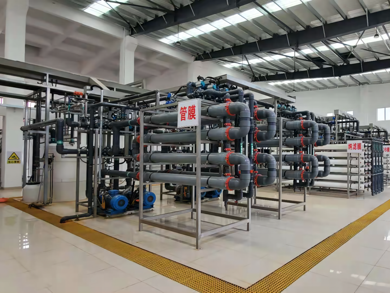 1,350 m3/d steel pickling wastewater tubular membrane system
