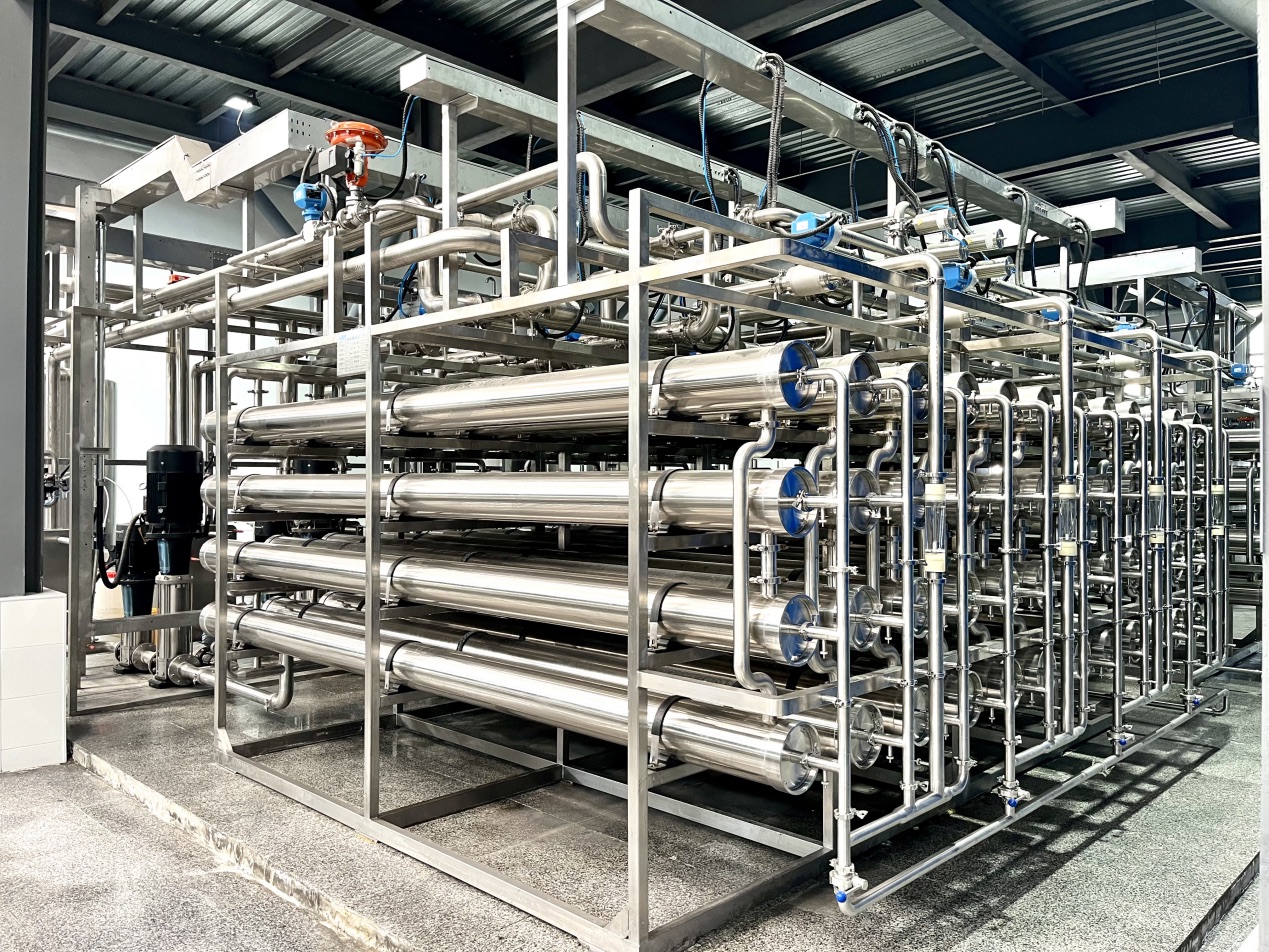 20 m3/h lactic acid nanofiltration purification system