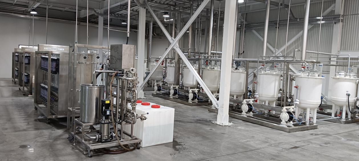Plum sample testing and pilot-validation equipment