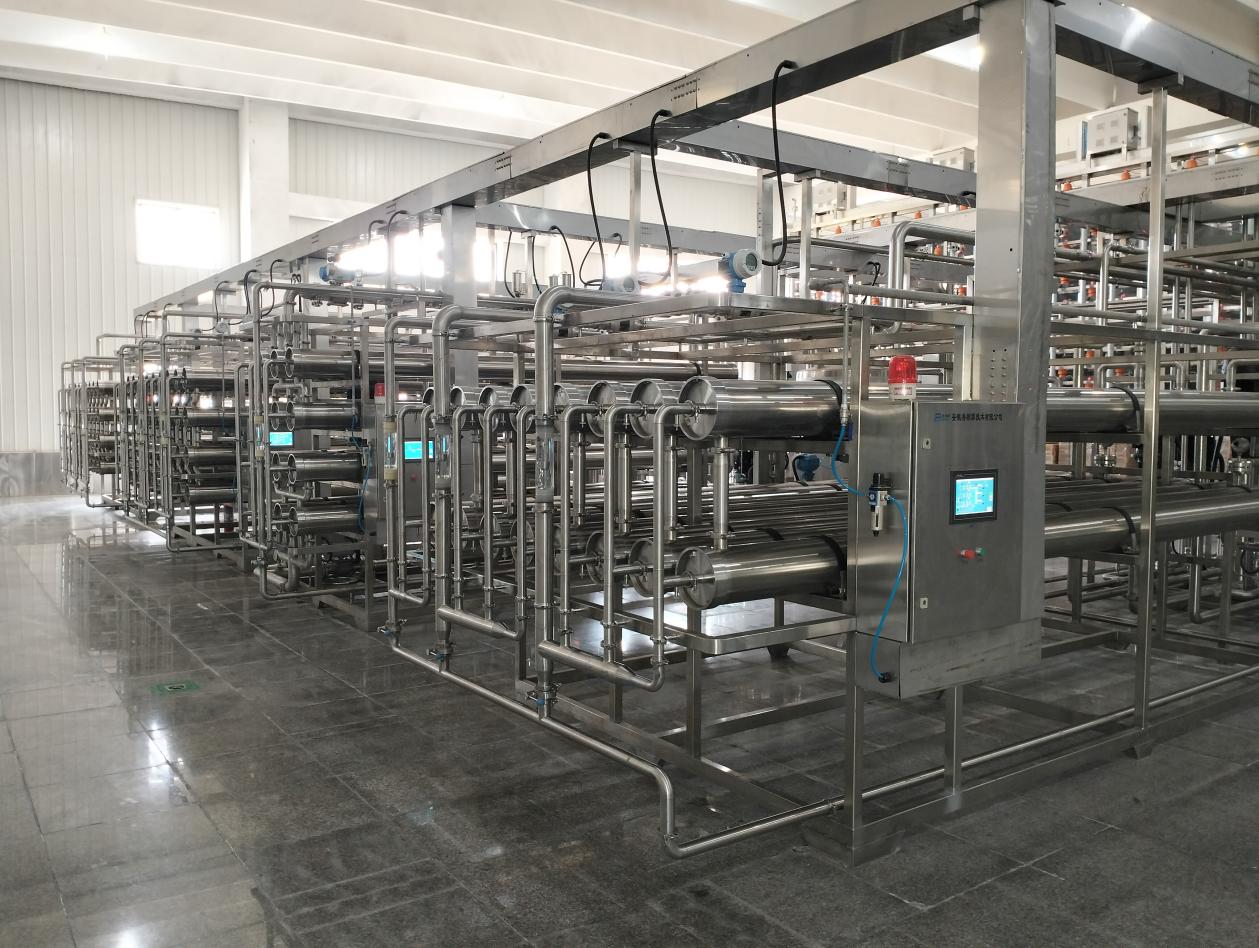 Production membrane system for process-fluid separation