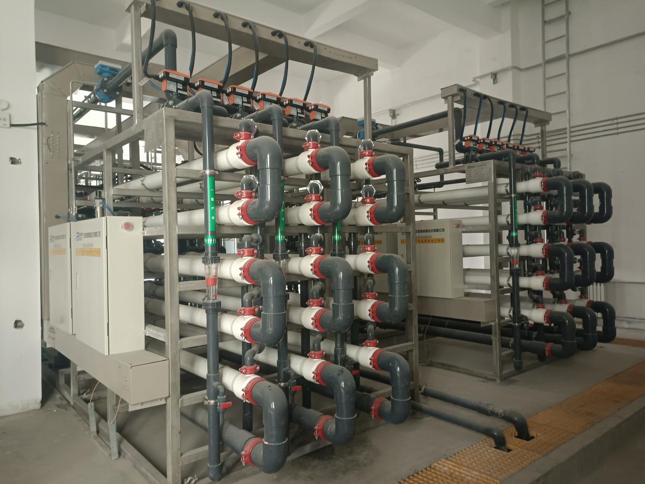 PEK tubular membrane system for saline industrial wastewater ZLD